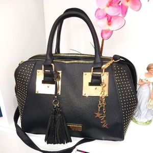Marc New York Black and gold studded bag